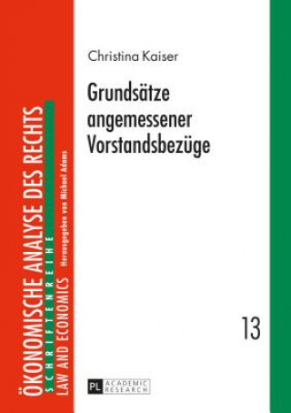 Kniha Grundsaetze Angemessener Vorstandsbezuege Christina Kaiser