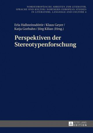 Carte Perspektiven Der Stereotypenforschung Erla Hallsteinsdóttir