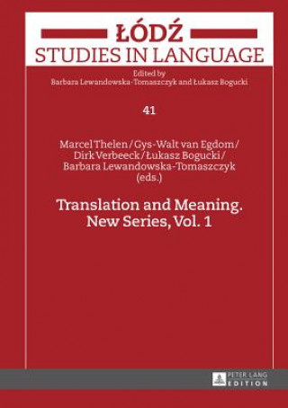 Kniha Translation and Meaning Barbara Lewandowska-Tomaszczyk