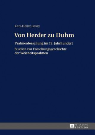Kniha Von Herder Zu Duhm Karl-Heinz Bassy