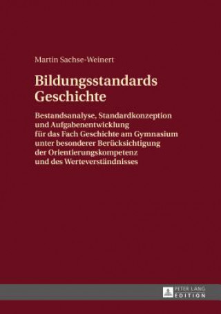 Książka Bildungsstandards Geschichte Martin Sachse-Weinert