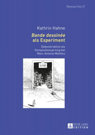 Kniha "Bande Dessinee" ALS Experiment Kathrin Hahne
