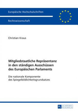 Carte Mitgliedstaatliche Reprasentanz in Den Standigen Ausschussen Des Europaischen Parlaments Christian Kraus