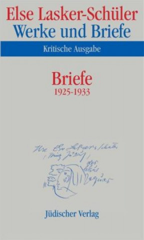 Buch Briefe 1925 - 1933 Else Lasker-Schüler