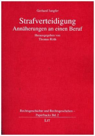 Knjiga Strafverteidigung - Annäherung an einen Beruf Gerhard Jungfer