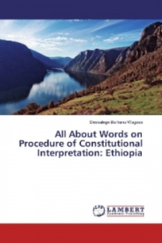 Kniha All About Words on Procedure of Constitutional Interpretation: Ethiopia Dessalegn Berhanu Wagasa