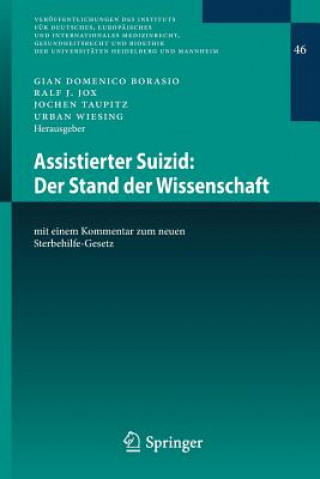 Könyv Assistierter Suizid: Der Stand der Wissenschaft Gian Domenico Borasio