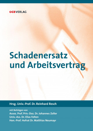 Knjiga Schadenersatz und Arbeitsvertrag Johannes Zollner
