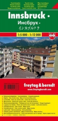 Tiskovina Innsbruck Touristenplan 1 : 5 000 / 1 : 12 000 