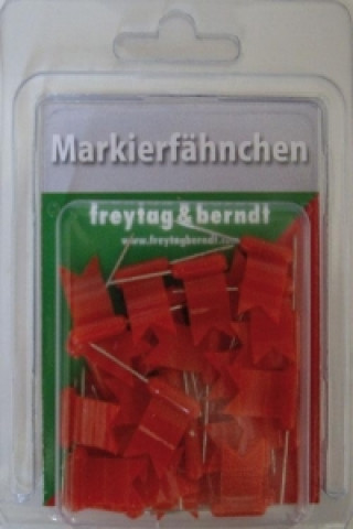 Book Markierfähnchen wehend, Rot 