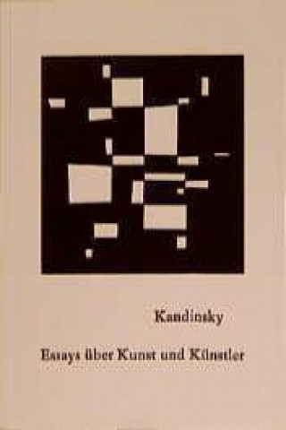 Book Essays über Kunst und Künstler Wassily Kandinsky