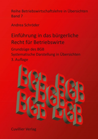 Könyv Einführung in das bürgerliche Recht für Betriebswirte Andrea Schröder
