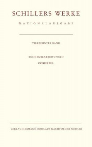 Kniha Schillers Werke. Nationalausgabe Hans Heinrich Borcherdt