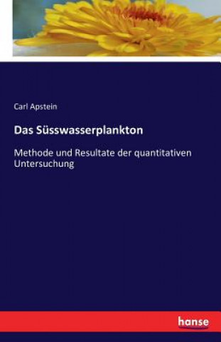 Könyv Susswasserplankton Carl Apstein