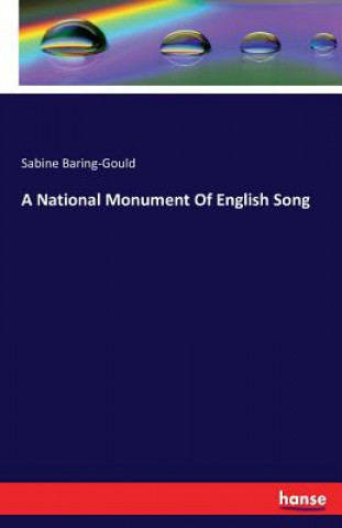 Kniha National Monument Of English Song Sabine Baring-Gould