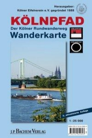 Tiskani izdelki KÖLNPFAD. Wanderkarte Kölner Eifelverein e.V.
