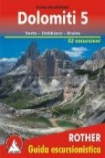 Könyv Dolomiti 5 (Dolomiten 5 - italienische Ausgabe) Franz Hauleitner