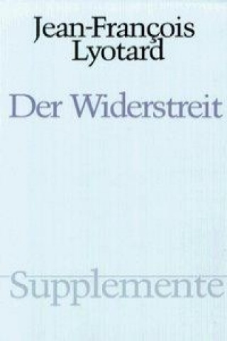 Książka Der Widerstreit Jean-Francois Lyotard