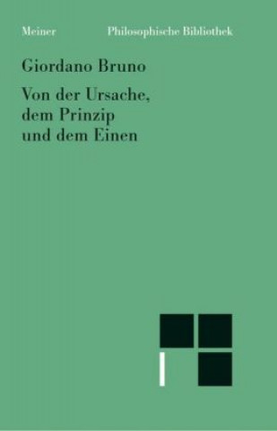 Buch Von der Ursache, dem Prinzip und dem Einen Paul Richard Blum