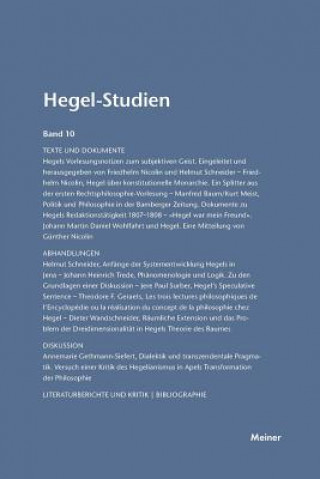 Книга Hegel-Studien / Hegel-Studien Friedhelm Nicolin