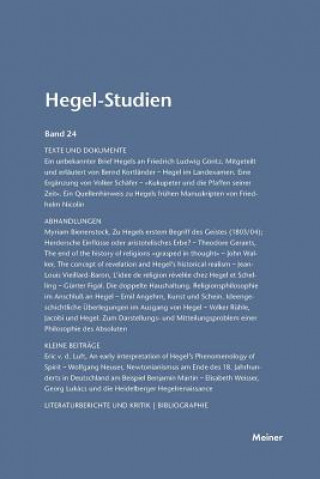 Książka Hegel-Studien / Hegel-Studien Friedhelm Nicolin