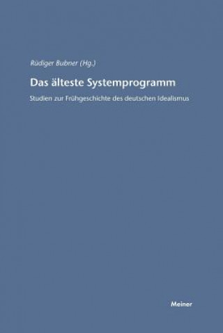 Knjiga alteste Systemprogramm Rüdiger Bubner
