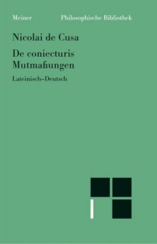 Книга Mutmaßungen (De coniecturis) Josef Koch