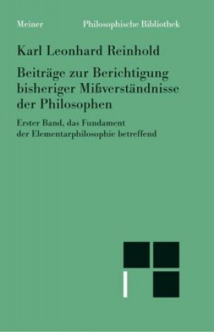 Carte Beiträge zur Berichtigung bisheriger Mißverständnisse der Philosophen 1 Faustino Fabbianelli