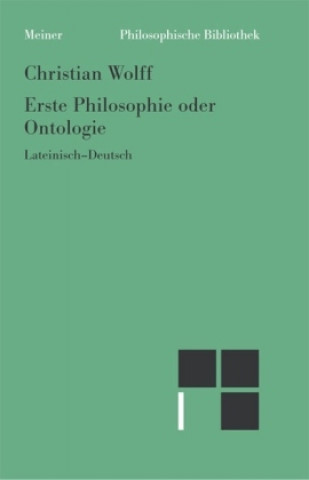 Carte Erste Philosophie oder Ontologie Christian Wolff