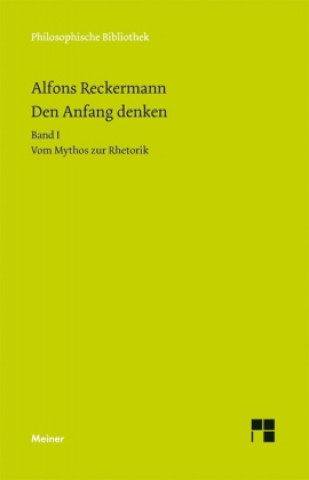 Książka Den Anfang denken 1 Alfons Reckermann