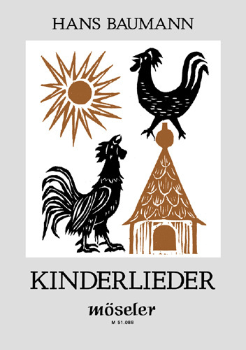 Livro Kinderlieder Hans Baumann