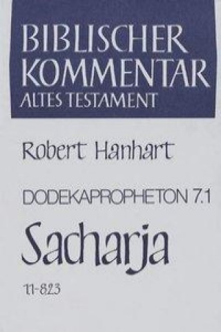 Könyv Sacharja (1,1-8,23) Robert Hanhart