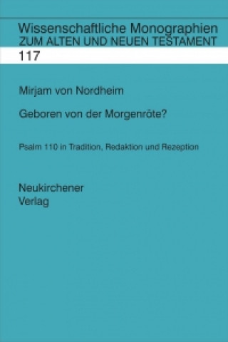 Kniha Geboren von der Morgenrote? Miriam von Nordheim