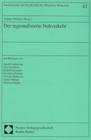 Livre Der regionalisierte Nahverkehr Günter Püttner