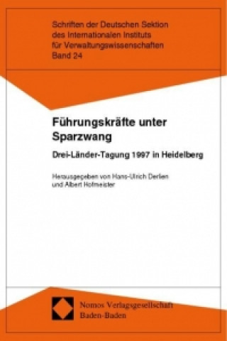 Könyv Führungskräfte unter Sparzwang Hans-Ulrich Derlien