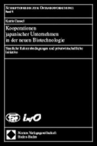 Książka Kooperationen japanischer Unternehmen in der neuen Biotechnologie Katrin Gassel