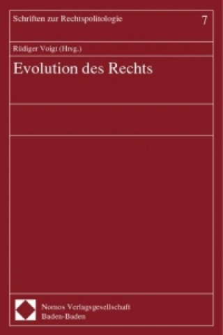 Kniha Evolution des Rechts Rüdiger Voigt