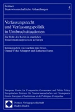Könyv Verfassungsrecht und Verfassungspolitik in Umbruchsituationen Joachim Jens Hesse