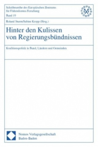Kniha Hinter den Kulissen von Regierungsbündnissen Roland Sturm