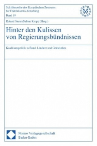 Książka Hinter den Kulissen von Regierungsbündnissen Roland Sturm