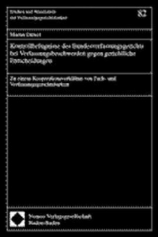 Carte Kontrollbefugnisse des Bundesverfassungsgerichts bei Verfassungsbeschwerden gegen gerichtliche Entscheidungen Martin Düwel