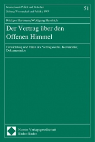 Kniha Der Vertrag über den Offenen Himmel Rüdiger Hartmann
