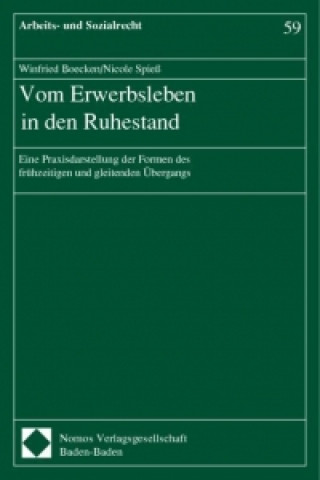 Könyv Vom Erwerbsleben in den Ruhestand Winfried Boecken
