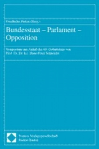 Książka Bundesstaat, Parlament, Opposition Friedhelm Hufen