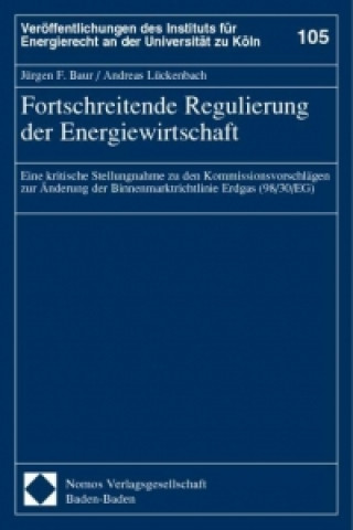 Carte Fortschreitende Regulierung der Energiewirtschaft Jürgen Baur