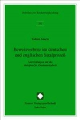Carte Beweisverbote im deutschen und englischen Strafprozeß. Dissertation Kathrin Janicki