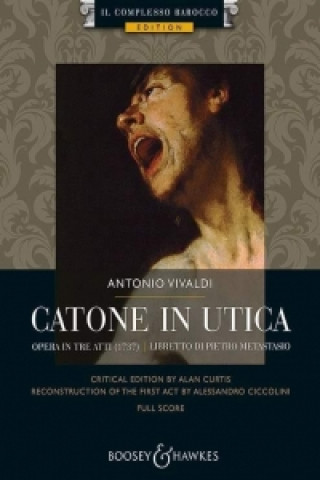 Libro Catone in Utica. Partitur Antonio Vivaldi