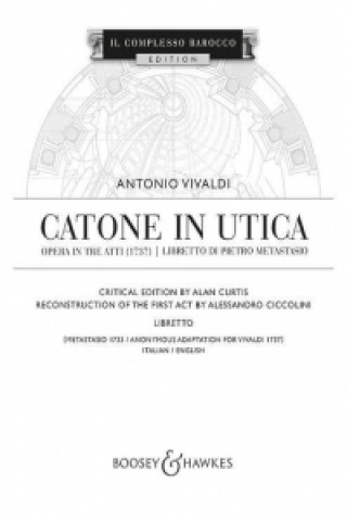 Carte Catone in Utica. Textbuch/Libretto Antonio Vivaldi