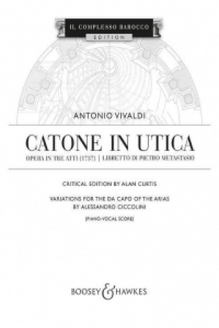Nyomtatványok Catone in Utica. Klavierauszug Antonio Vivaldi