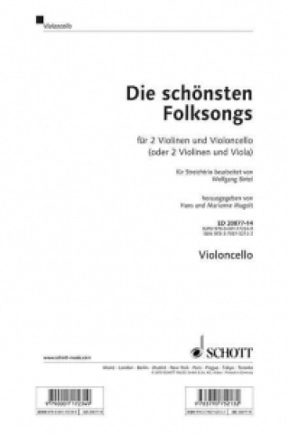 Kniha Die schönsten Folksongs Marianne Magolt